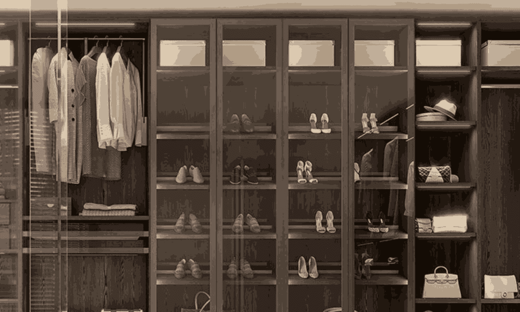 pu modular wardrobe