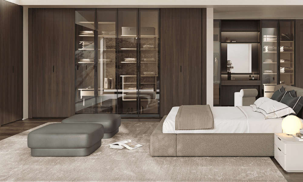 Glass Modular Wardrobe in Gurgaon