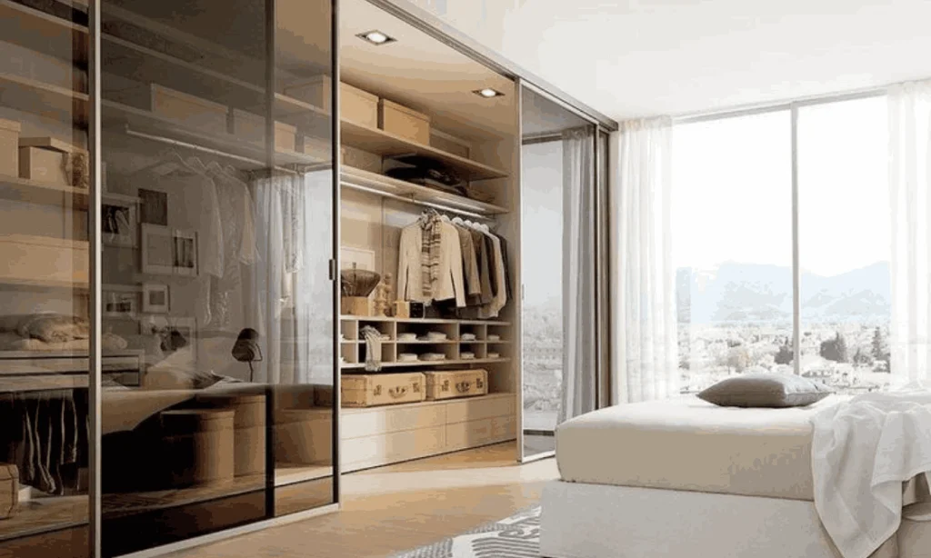 Sliding modular wadrobe
