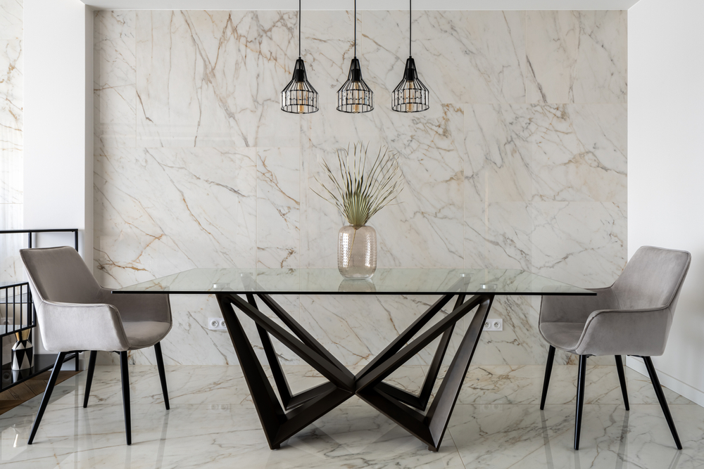 Timeless Dining Charm: Samrat Interior’s Marble Top Creations