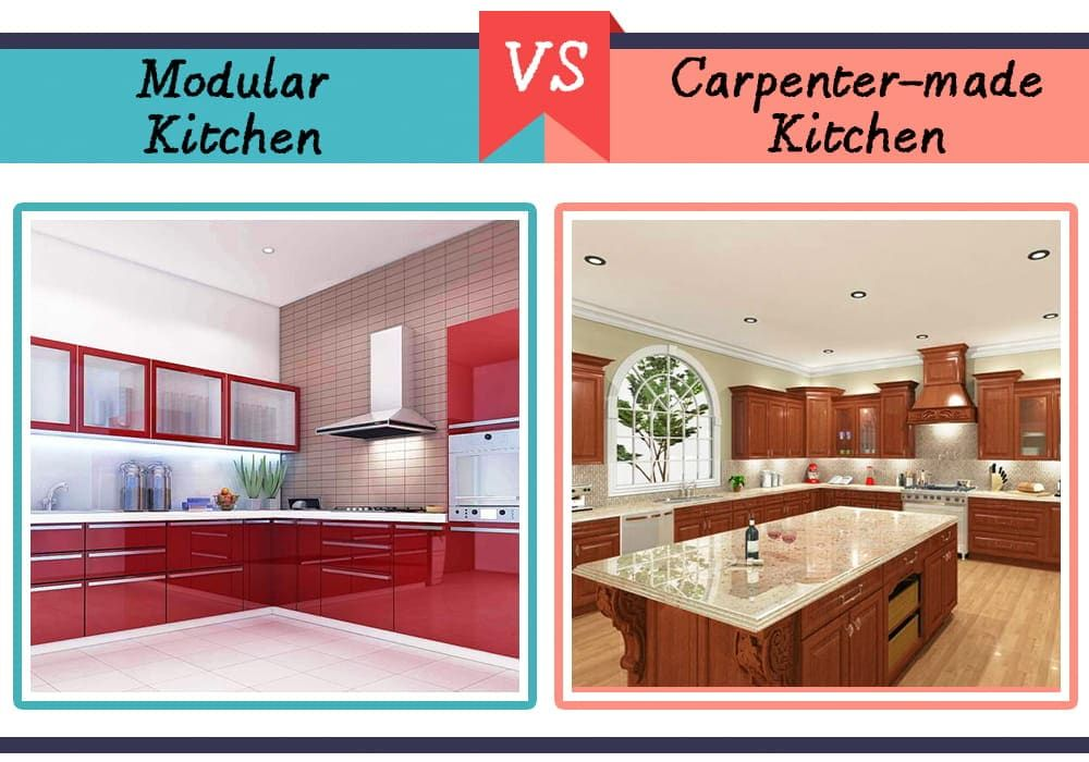 Comparing Modular Kitchen and a Carpenter Made Kitchen